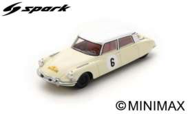 Citroen  - DS19 1963 lightyellow/white - 1:43 - Spark - sf230 - spasf230 | Toms Modelautos