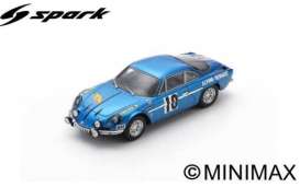 Alpine  - A110 1969 blue/white - 1:43 - Spark - sf231 - spasf231 | Toms Modelautos