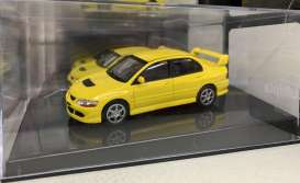 Mitsubishi  - Lancer Evo yellow - 1:43 - Magazine Models - magRLancer - magRanLancer | Toms Modelautos