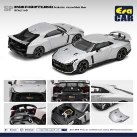 Nissan - GT-R50 2021 white silver - 1:64 - Era - NS21GTRSP50 - Era21GTRSP50 | Toms Modelautos Nissan - GT-R50 2021 white silver - 1:64 - Era - NS21GTRSP50 - Era21GTRSP50 | Toms Modelautos