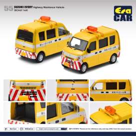Suzuki  - Every Highway Maintance yellow/white - 1:64 - Era - SU21EVERN55 - EraSU21EVERN55 | Toms Modelautos