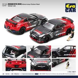 Nissan - GT-R R35 black/red - 1:64 - Era - NS21GTRSp56 - Era21GTRSP56 | Toms Modelautos Nissan - GT-R R35 black/red - 1:64 - Era - NS21GTRSp56 - Era21GTRSP56 | Toms Modelautos