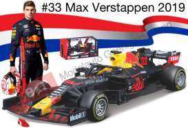 Red Bull Racing   - 2019 blue/red/yellow - 1:43 - Bburago - 38139V - bura38139V | Toms Modelautos