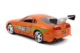 Toyota  - Supra F&F 1995 orange - 1:32 - Jada Toys - 97345 - jada97345 | Toms Modelautos