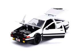 Toyota  - Trueno AE86 *Initial D* white/black - 1:24 - Jada Toys - 99733 - jada99733 | Toms Modelautos