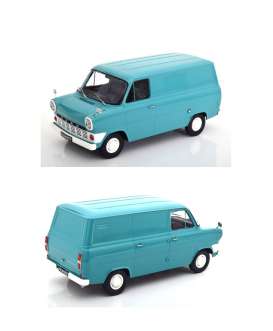 Ford  - Transit MKI delivery van 1965 light blue - 1:18 - KK - Scale - 180492 - kkdc180492 | Toms Modelautos