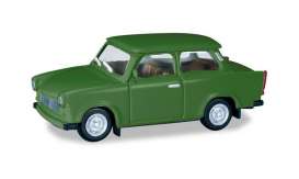 Trabant  - 601 green - 1:87 - Herpa - H020763-005 - herpa020763-005 | Toms Modelautos