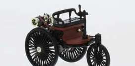 Mercedes Benz  - 1886 black/brown - 1:43 - IXO Models - CLC331N - ixCLC331N | Toms Modelautos