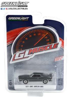 AMC - Javelin 1971 grey metallic - 1:64 - GreenLight - 13310A - gl13310A | Toms Modelautos AMC - Javelin 1971 grey metallic - 1:64 - GreenLight - 13310A - gl13310A | Toms Modelautos