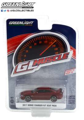 Dodge - Charger R/T 2017 red - 1:64 - GreenLight - 13310E - gl13310E | Toms Modelautos Dodge - Charger R/T 2017 red - 1:64 - GreenLight - 13310E - gl13310E | Toms Modelautos