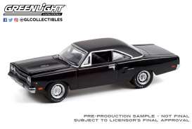 Plymouth  - Road Runner 1970 black - 1:64 - GreenLight - 37240C - gl37240C | Toms Modelautos