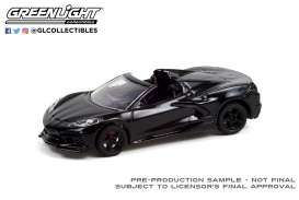 Chevrolet  - Corvette C8 2020 black - 1:64 - GreenLight - 37240D - gl37240D | Toms Modelautos