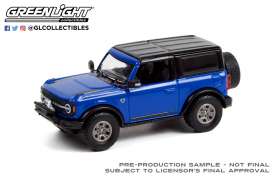 Ford  - Bronco 2021 blue - 1:64 - GreenLight - 37240E - gl37240E | Toms Modelautos