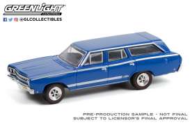 Plymouth  - Satellite 1968 blue - 1:64 - GreenLight - 36040B - gl36040B | Toms Modelautos