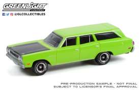 Plymouth  - Satellite 1970 lime green - 1:64 - GreenLight - 36040C - gl36040C | Toms Modelautos