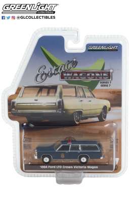 Pontiac  - LTD Crown 1976 blue - 1:64 - GreenLight - 36040F - gl36040F | Toms Modelautos