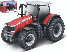Massey Ferguson  - 8740S red - 1:50 - Bburago - 31613 - bura31613 | Toms Modelautos
