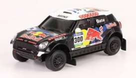 Mini  - 2016 black/white/blue  - 1:43 - Magazine Models - 300 - MAGDK300 | Toms Modelautos