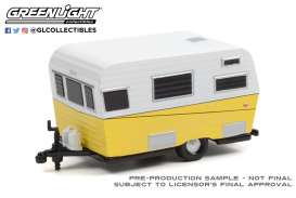 Siesta Travel Trailer - 1959 white/yellow - 1:64 - GreenLight - 34110A - gl34110A | Toms Modelautos Siesta Travel Trailer - 1959 white/yellow - 1:64 - GreenLight - 34110A - gl34110A | Toms Modelautos