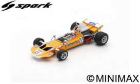 Surtees  - TS9 1972 yellow/white - 1:43 - Spark - S4017 - spaS4017 | Toms Modelautos