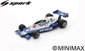 Tyrrell  - 008 1978 white/blue - 1:43 - Spark - S7237 - spaS7237 | Toms Modelautos