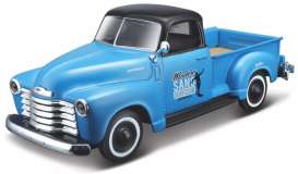 Chevrolet - 3100 1950 blue/black - 1:24 - Maisto - 32506b - mai32506b | Toms Modelautos Chevrolet - 3100 1950 blue/black - 1:24 - Maisto - 32506b - mai32506b | Toms Modelautos