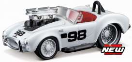 Shelby  - Cobra 1964 white - 1:64 - Maisto - 20-15551 - mai15551 | Toms Modelautos