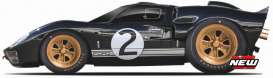 Ford  - GT40 1966 black/white - 1:64 - Maisto - 15545 - mai15545 | Toms Modelautos