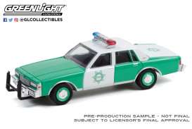 Chevrolet - Caprice 1989 white/green - 1:64 - GreenLight - 42980B - gl42980B | Toms Modelautos Chevrolet - Caprice 1989 white/green - 1:64 - GreenLight - 42980B - gl42980B | Toms Modelautos