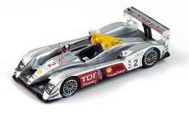 Audi  - 2006 dark grey - 1:43 - Spark - S0678 - spaS0678 | Toms Modelautos