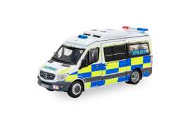 Mercedes Benz  - Sprinter blue/yellow/white - 1:64 - Tiny Toys - ATC64646 - tinyATC64646 | Toms Modelautos