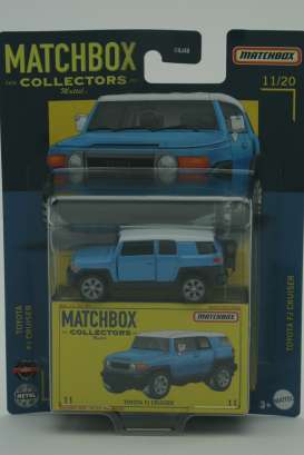 Toyota  - FJ  2014 blue/white - 1:64 - Matchbox - GRK18 - MBGRK18 | Toms Modelautos