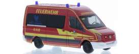 Volkswagen  - Crafter red/yellow - 1:87 - Rietze - 53124 - RZ53124 | Toms Modelautos