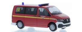 Volkswagen  - T6.1 red/yellow - 1:87 - Rietze - 53712 - RZ53712 | Toms Modelautos