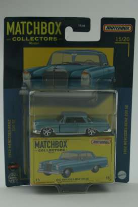 Mercedes Benz - 220SE 1962 blue - 1:64 - Matchbox - GRK32 - MBGRK32 | Toms Modelautos Mercedes Benz - 220SE 1962 blue - 1:64 - Matchbox - GRK32 - MBGRK32 | Toms Modelautos