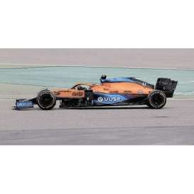 McLaren Haas - MCL35M 2021 orange/blue - 1:18 - Minichamps - 530211804 - mc530211804 | Toms Modelautos