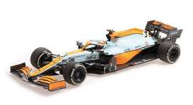 McLaren  - MCL35M 2021 orange/white - 1:18 - Minichamps - 530212403 - mc530212403 | Toms Modelautos