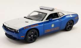 Dodge  - Challenger SRT8 2010 blue/white - 1:18 - Acme Diecast - 1806018 - acme1806018 | Toms Modelautos