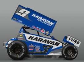 Sprint Car - 2021 blue/white - 1:64 - Acme Diecast - A6401006 - Acme6401006 | Toms Modelautos Sprint Car - 2021 blue/white - 1:64 - Acme Diecast - A6401006 - Acme6401006 | Toms Modelautos
