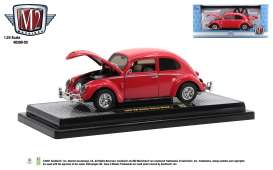 Volkswagen  - Beetle 1952 red - 1:24 - M2 Machines - 40300-85B - M2-40300-85B | Toms Modelautos