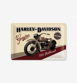 Tac Signs 3D  - Harley Davidson brown/beige - Tac Signs - NA22137 - tacM3D22137 | Toms Modelautos