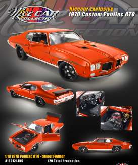 Pontiac  - GTO custom 1970 orange - 1:18 - Acme Diecast - 1801214NC - acme1801214NC | Toms Modelautos