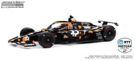 Chevrolet  - #21 Rinus VeeKay/ Edf Carpente 2021 black/orange - 1:18 - GreenLight - 11135 - gl11135 | Toms Modelautos