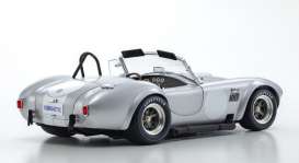 Shelby  - Cobra silver/white - 1:18 - Kyosho - 8047S - kyo8047S | Toms Modelautos