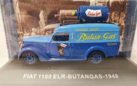 Fiat  - 1100 ELR Delivery van 1948 blue - 1:43 - Magazine Models - magkPubFi1948 | Toms Modelautos