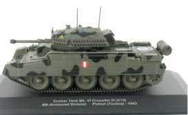 Military Vehicles  - green camouflage - 1:43 - Magazine Models - MVCrusader - magMIVCrusader | Toms Modelautos