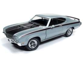 Buick  - GSX Hardtop 1971 silver/black - 1:18 - Auto World - AMM1138 | Toms Modelautos