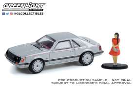 Ford - Mustang 1979 grey - 1:64 - GreenLight - 97120B - gl97120B | Toms Modelautos Ford - Mustang 1979 grey - 1:64 - GreenLight - 97120B - gl97120B | Toms Modelautos