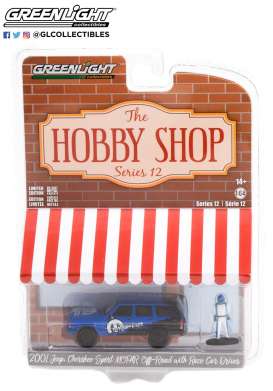 Jeep  - Cherokee 2001 blue/black - 1:64 - GreenLight - 97120E - gl97120E | Toms Modelautos