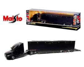 Mack - Anthum Enclosed Hauler 2021 black - 1:64 - Maisto - 12418 - mai12418bk | Toms Modelautos Mack - Anthum Enclosed Hauler 2021 black - 1:64 - Maisto - 12418 - mai12418bk | Toms Modelautos